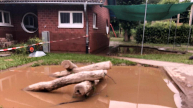 Wiederaufbau nach Hochwasserkatastophe in Bad Münstereifel