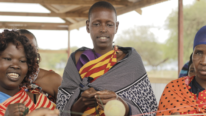 Power Frauen im Massai Land