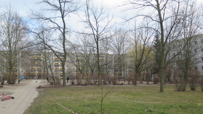 Klettergerüst im Hort "Jessener Straße"