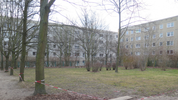 Klettergerüst im Hort "Jessener Straße"