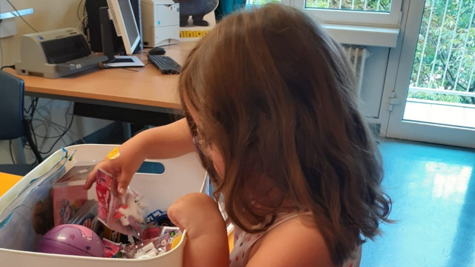 Mut-Mach-Kisten für Kinder in Kinderkliniken