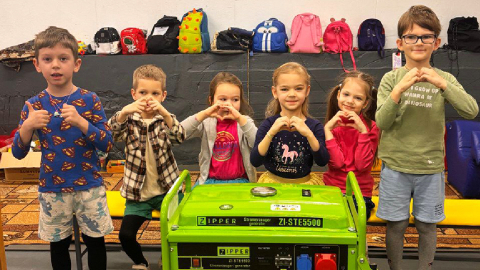 Stromgeneratoren für die Ukraine – Notstrom, der Leben rettet