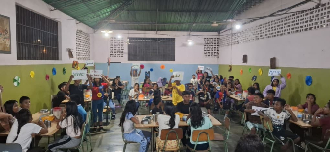 Dringende Lebensmittelhilfe für das Internat Casa Hogar Nuestra Señora del Carmen Isla Ratón in Venezuela