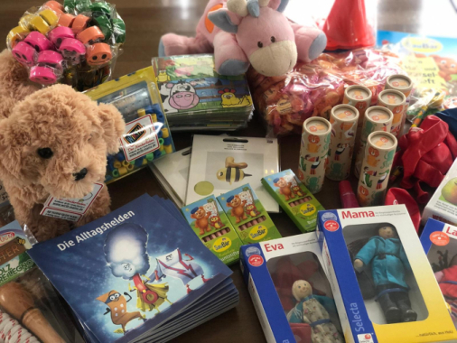 Mut-Mach-Kisten für Kinder in Kinderkliniken