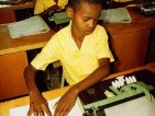 Berufsausbildung blinder Schulabgänger in Shashemane (Äthiopien)