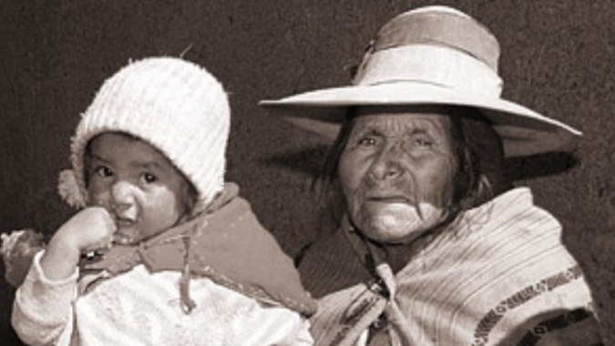 Die alten Weisen - Alte Menschen Peru
