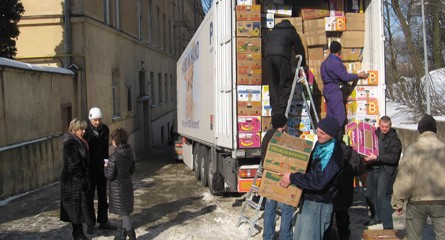 Ukraine: Hilfstransport für medizinische Hilfsgüter