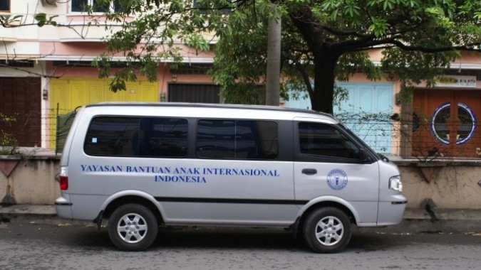Schulbus in Medan