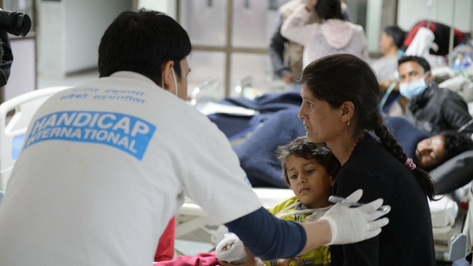 Nepal: Helfen Sie Menschen mit Behinderung nach dem Erdbeben