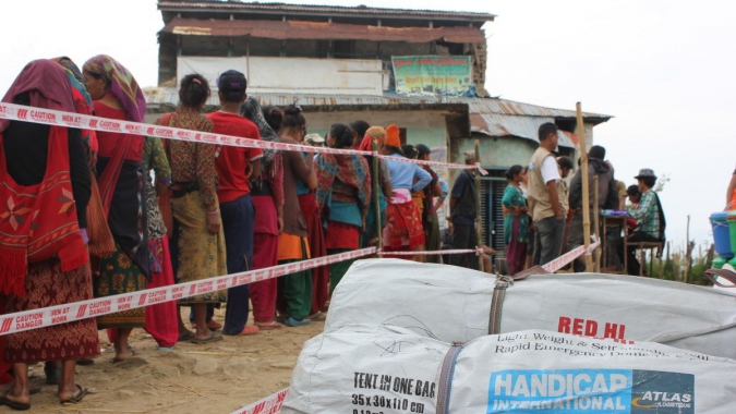 Nepal: Helfen Sie Menschen mit Behinderung nach dem Erdbeben