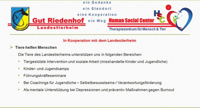 Landestierheim-Therapiezentrum für Mensch & Tier
