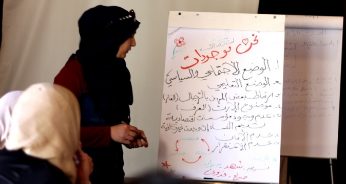 Geflüchtete syrische Frauen und Mädchen im Libanon stärken