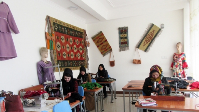 Frauen-Werkstatt-Laden in Khair Khana, Kabul (Afghanistan)
