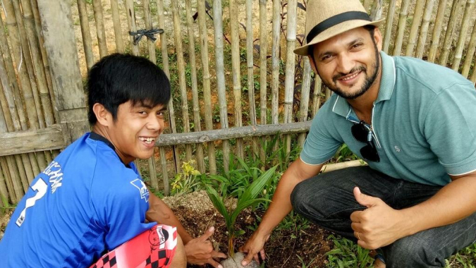 Kokosnussprojekt für indonesische Familien