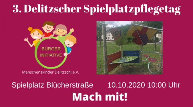 3. Delitzscher Spielplatzpflegetag